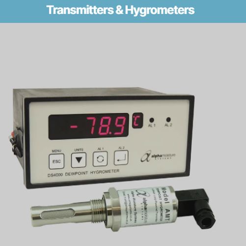 Alpha Moisture Systems dewpoint hygrometer,
