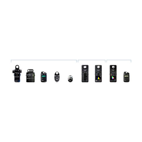 SEKONIC Light meters,The industrial series includes L-858D, L-478D, L-308X, L-398A, L-208, C-800, C-700R, C-7000, and I-346. These models have various exposure and color measurements, including C-800 and C-7000 spectrometers and I-346 Illuminometer.

